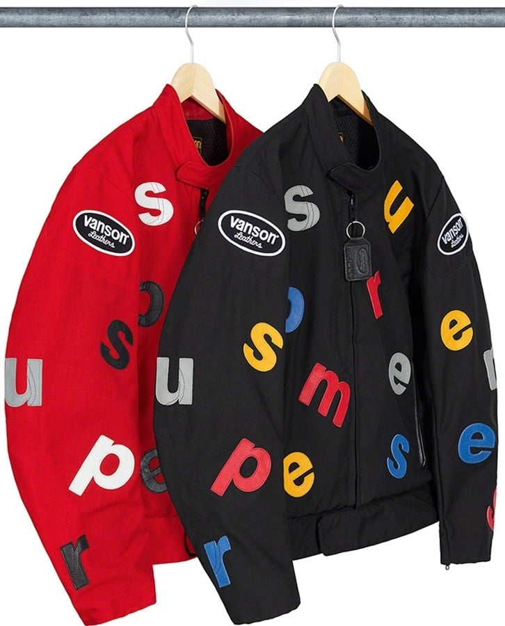 Supreme®/Vanson Leathers® Letters Cordura® Jacket